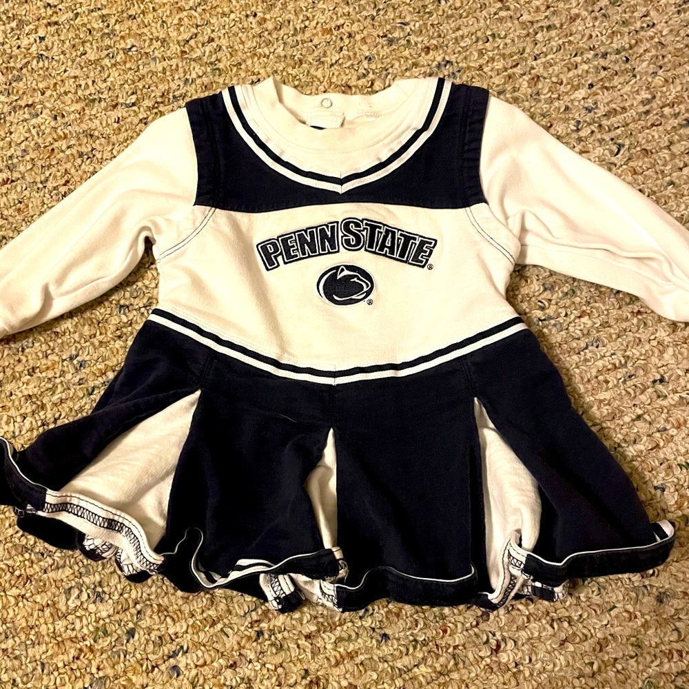 Penn State Kids Cheerleader Dress - Navy and White